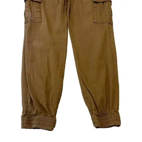 Brooklyn Cloth Sz Medium M Brown Drawstring Streetwear Urban Cargo Joggers Men - Picture 3 of 8